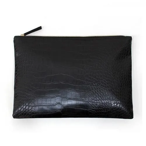 2018 New Fashion Crocodile Grain Women Envelope Clutch Bag Ladies Evening Party Large Clutches Handbag Alligator purses bolsas