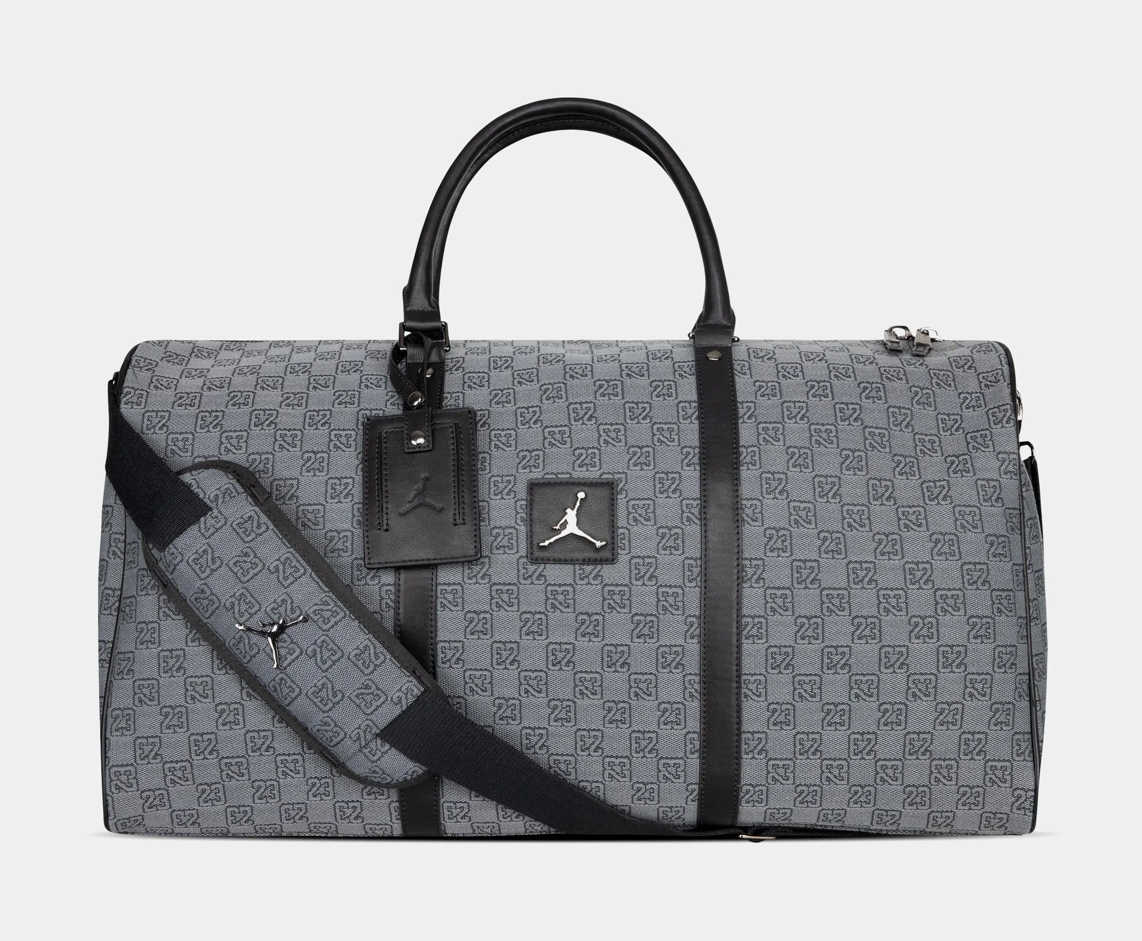 23 Monogram Duffle Mens Bag (Grey/Black)