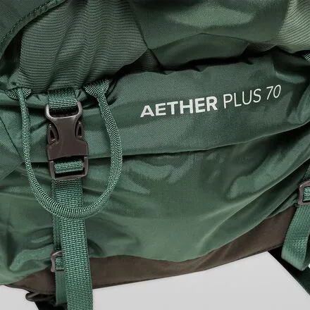 Aether Plus Backpack 70L Osprey Packs, Axo Green