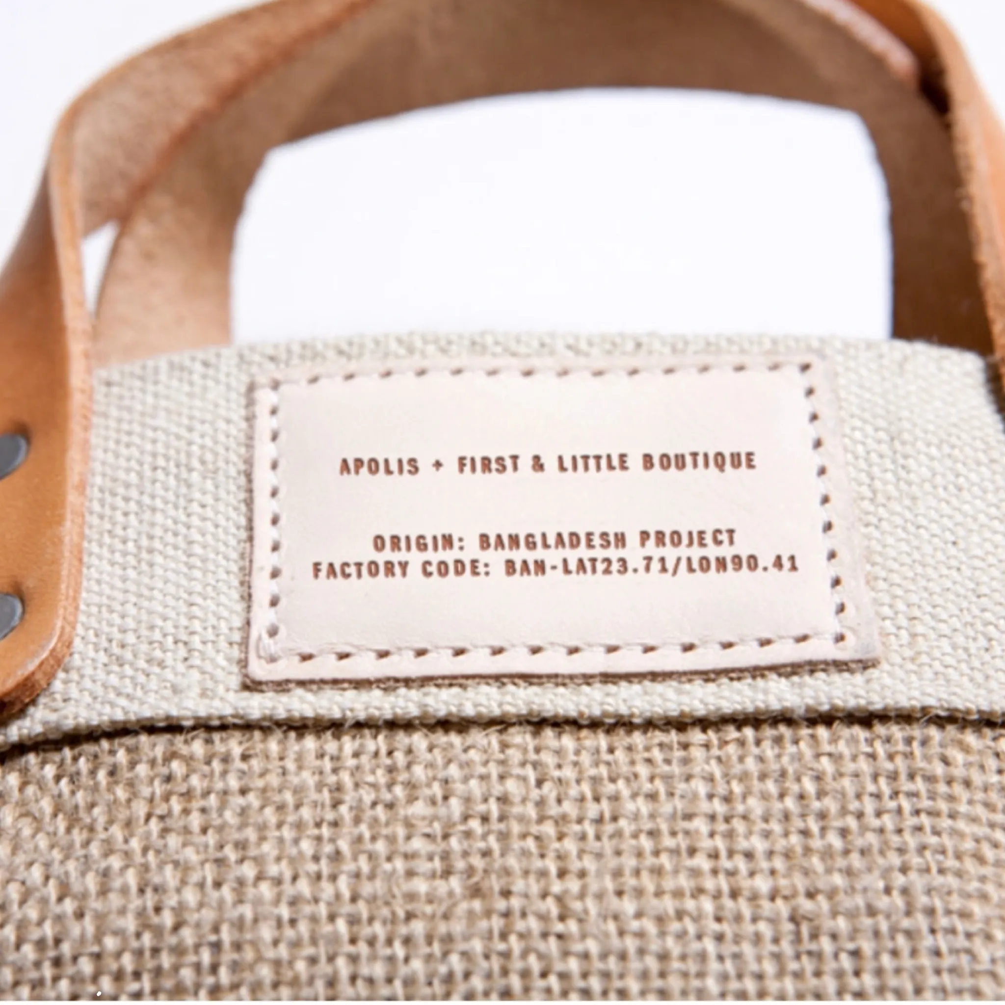 Apolis   First & Little Boutique Global Citizen Market Tote