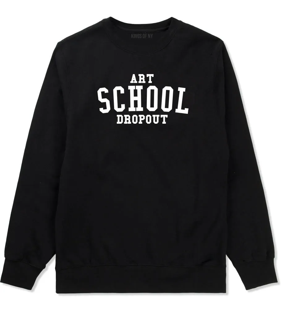 Art School Dropout College Fashion High Boys Kids Crewneck Sweatshirt