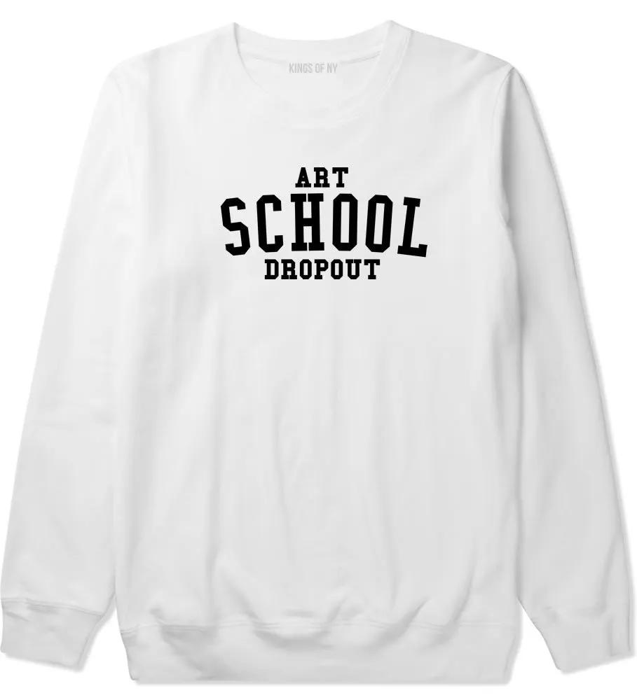 Art School Dropout College Fashion High Boys Kids Crewneck Sweatshirt