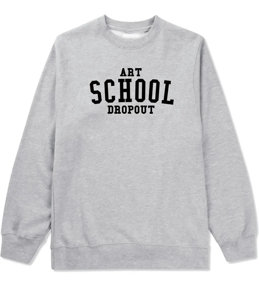 Art School Dropout College Fashion High Boys Kids Crewneck Sweatshirt