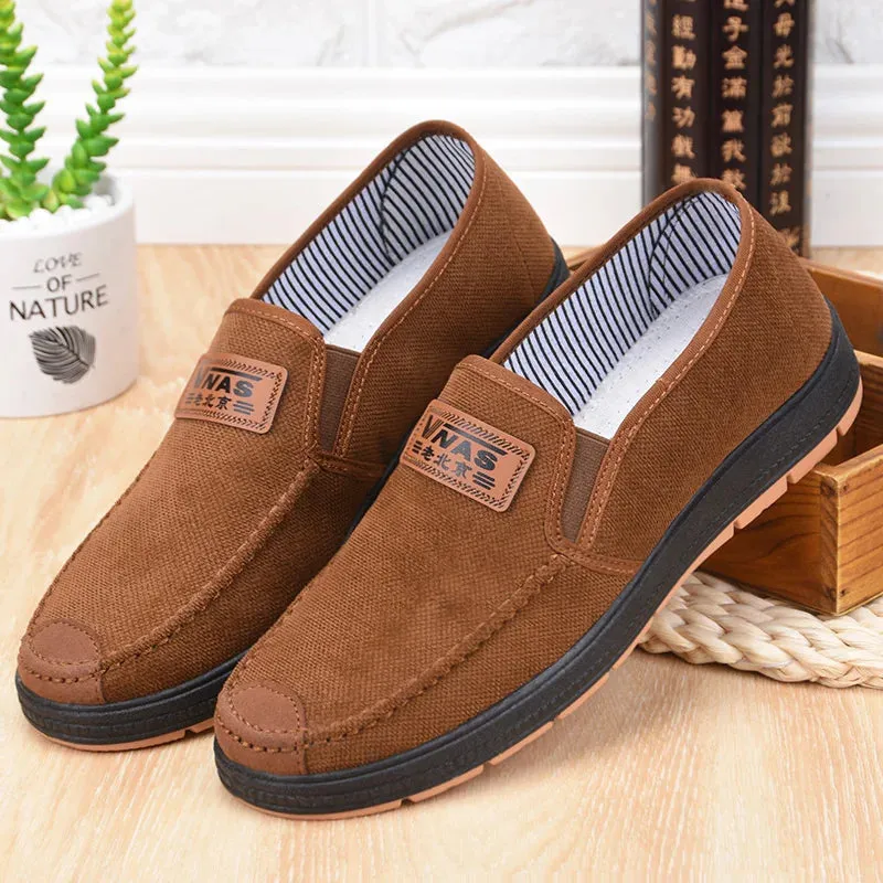 arwen & ajh group  مجموعة اروين Oem Stylish Pvc Sole Brown Shoes Without Laces For Men Shoes Sneakers Men 2024 Casual Shoes Men