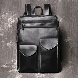 Backpack Men Full Grain Handmade Leather Backpack Cool Backpacks 