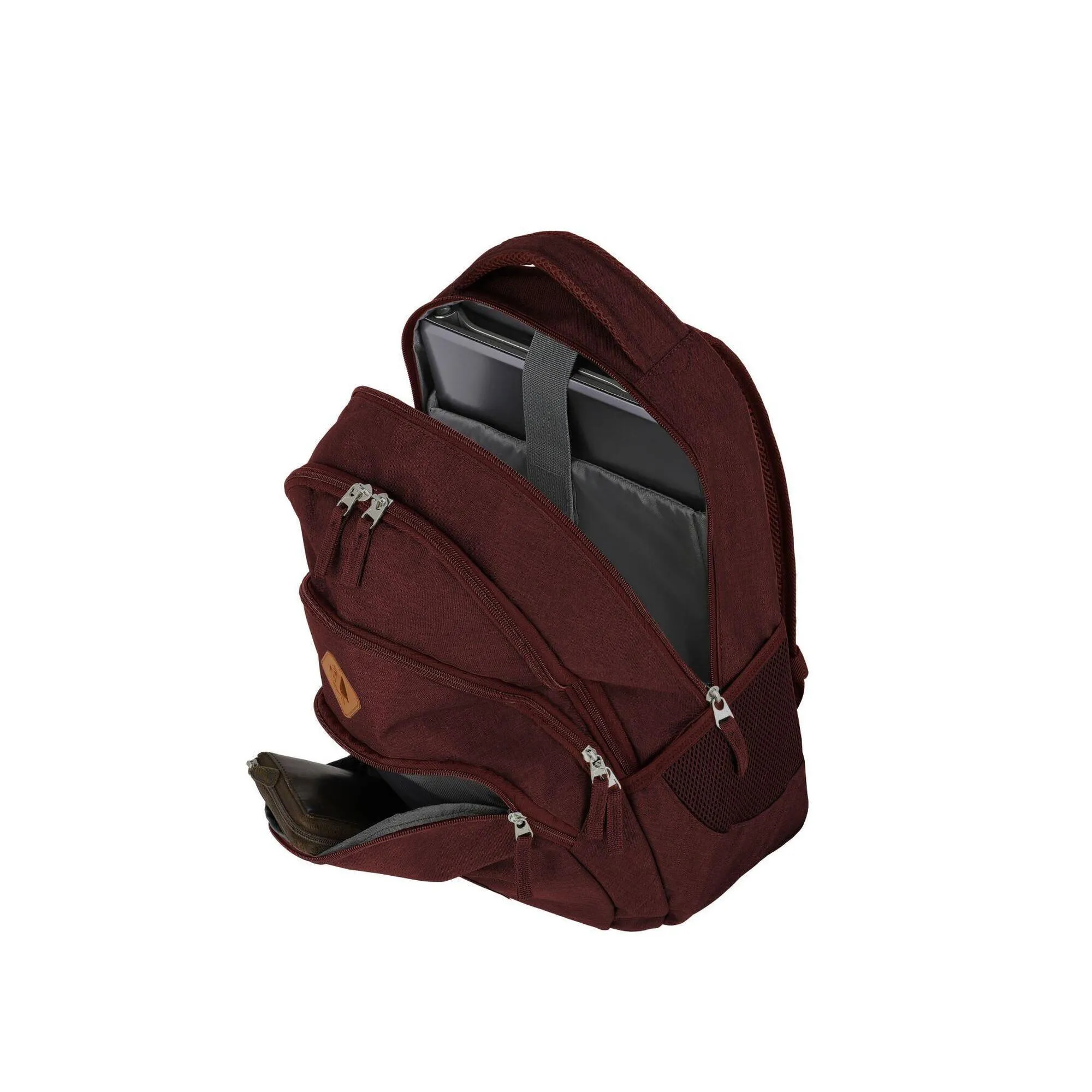 Basics Adult Travelite Backpack, burgundy