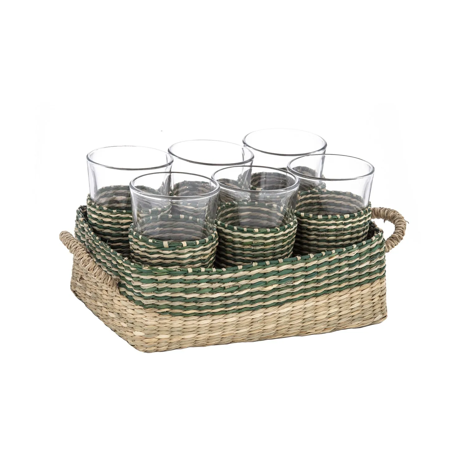 Basket & Tumblers Set Thomas