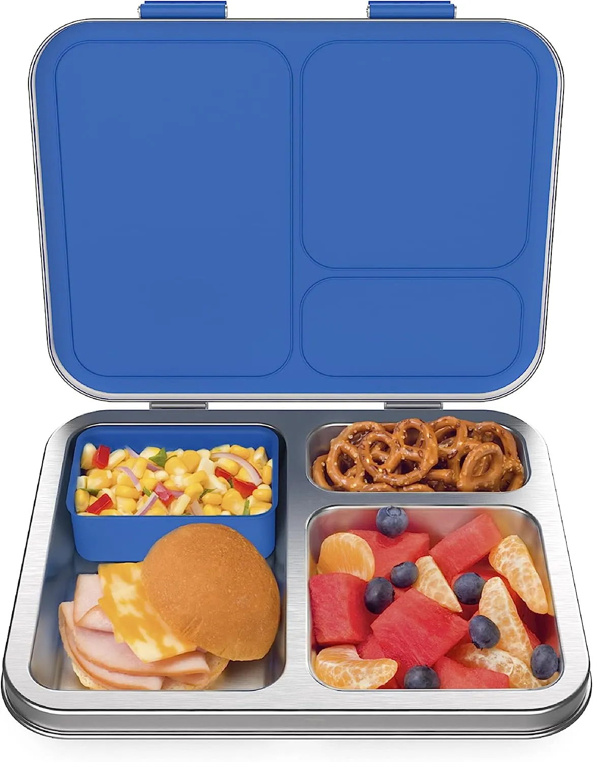 Bentgo Stainless Steel Leak-Resistant Lunch Box - Blue