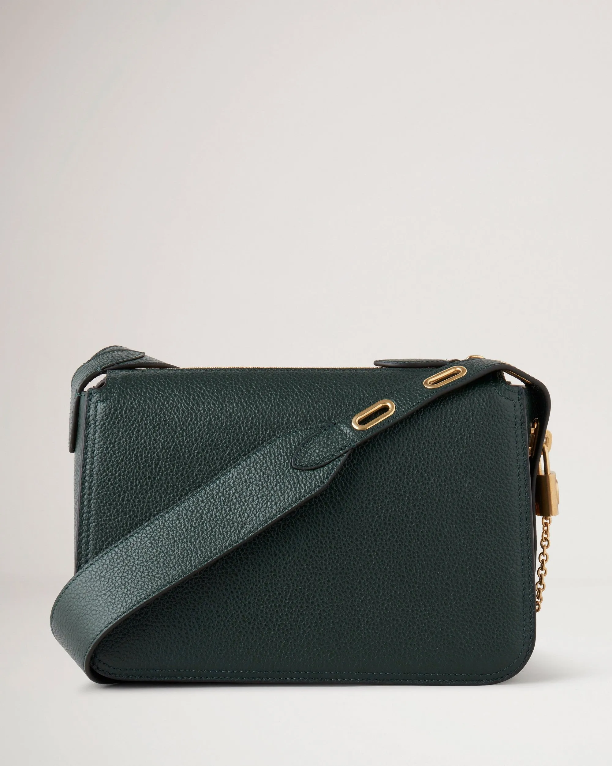 Billie Mulberry Green Small Classic Grain