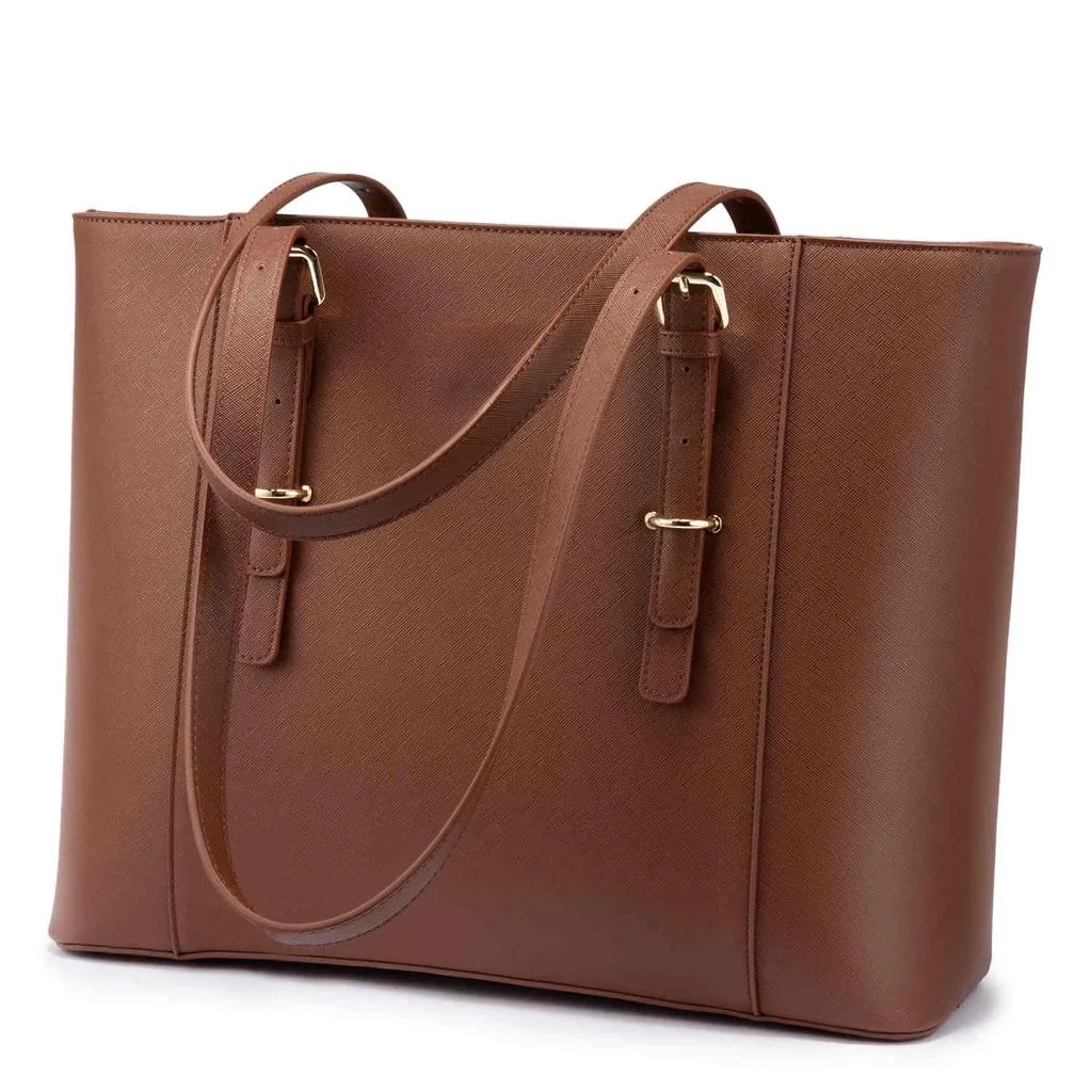 BROWN Laptop Handbag | Tote Bags | Laptop Briefcase | Laptop Bag 15.6-inch 107