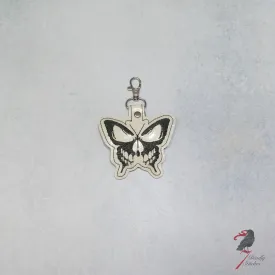 Butterfly Skull Keychain