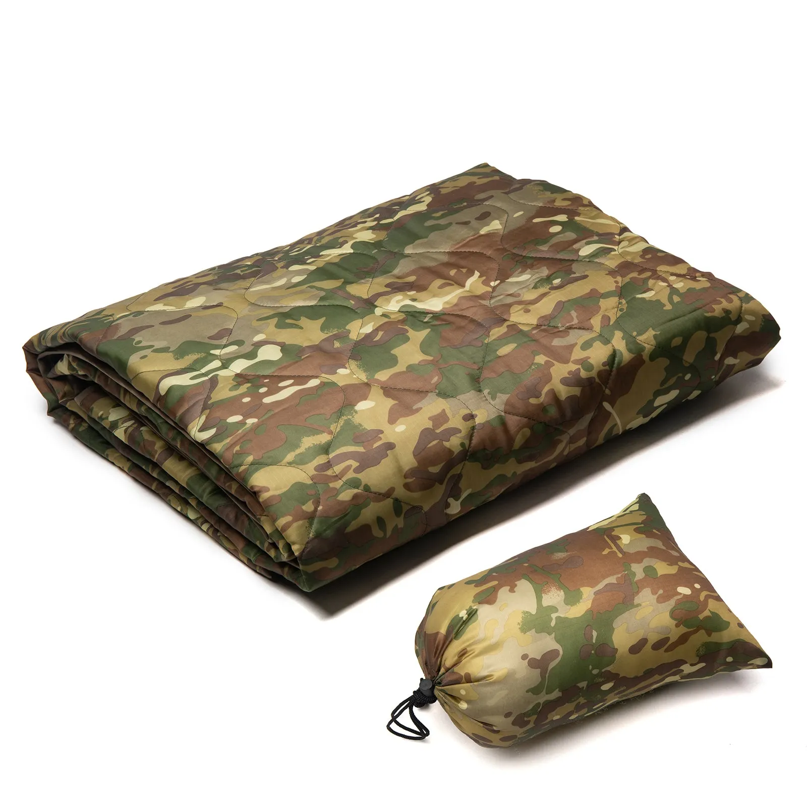 Camouflage Camping Quilt Portable Camp Accessories Picnic Thermal Blanket Ultralight Travel Sleeping Mattress Tourist Mat