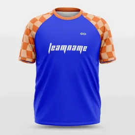 Checkerboard - Customized Baggy Shoulder Short Sleeve Jersey