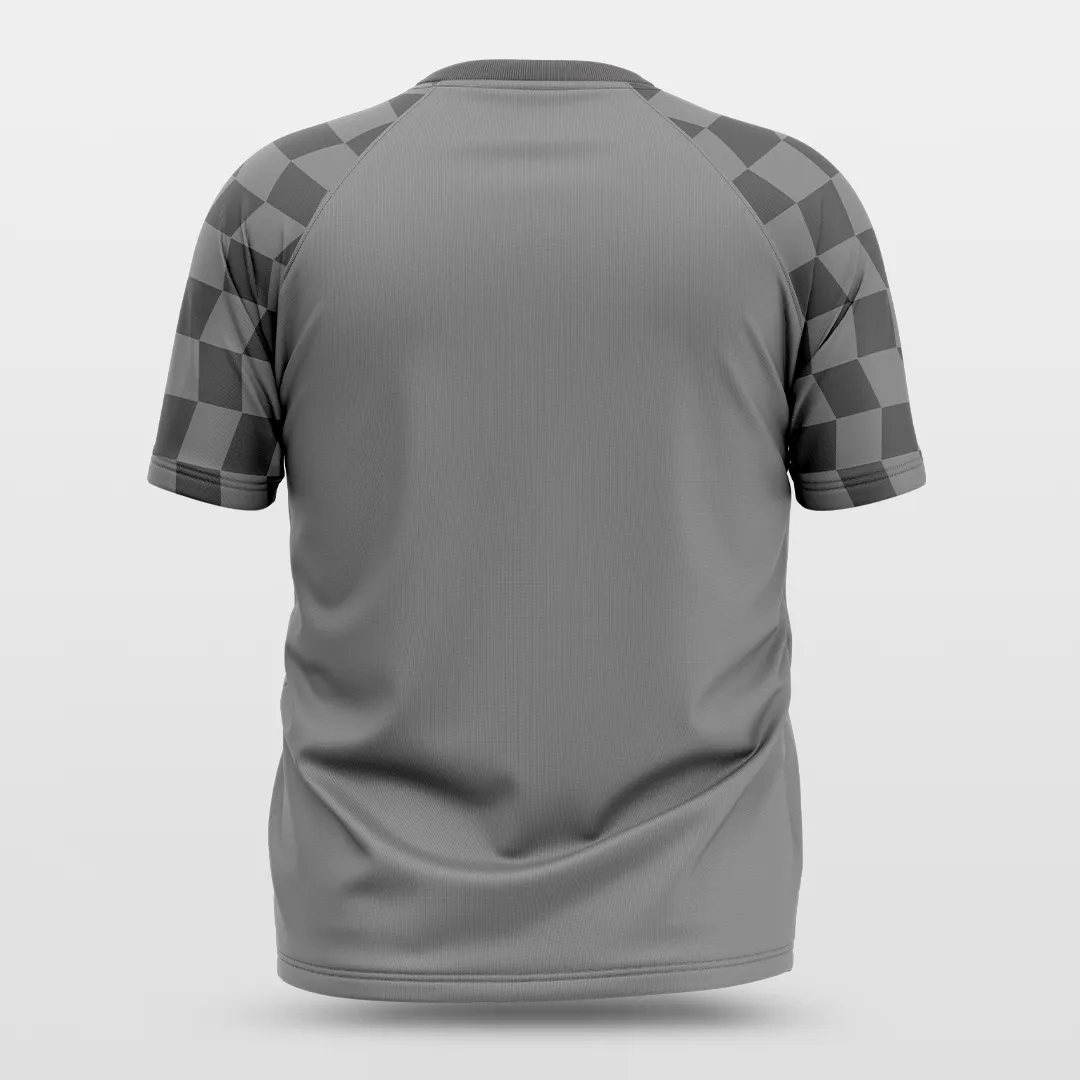 Checkerboard - Customized Baggy Shoulder Short Sleeve Jersey