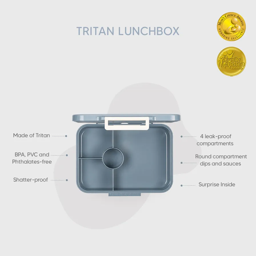 Citron Tritan Lunchbox - Spaceship - Dusty Blue