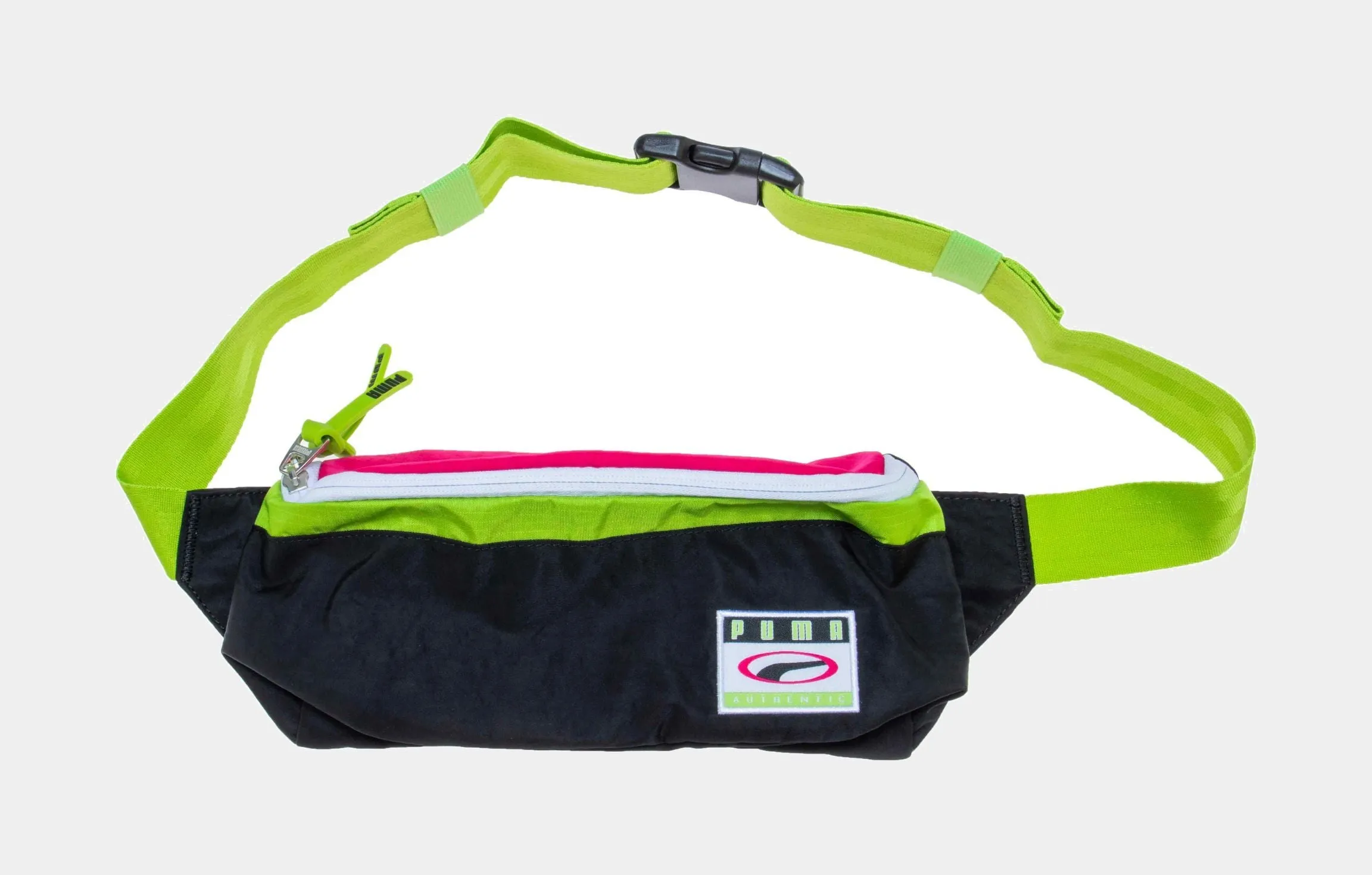 City Block Mens Fanny Pack (Grey/Green)