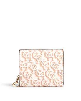 Coach Women's Chalk Snap Wallet With Coach Monogram Print