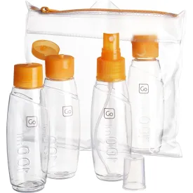 Design Air Travel Bottle Set 100ml, 4-Piece, Transparent