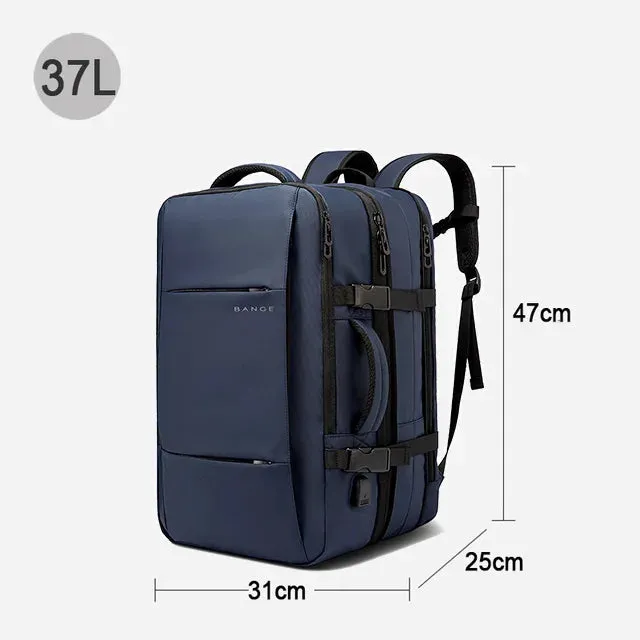 Elegance® Elite Voyager Backpack Men Business Travel School Expandable USB Bag Large Capacity 17.3 Laptop Waterproof Fashion Backpack