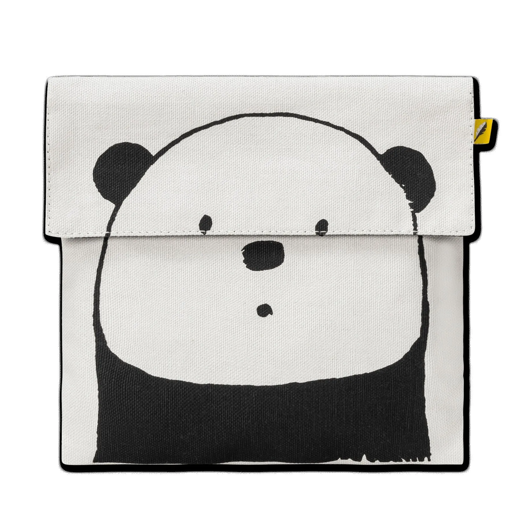 Fluf Flip Snack Bag - Panda Black