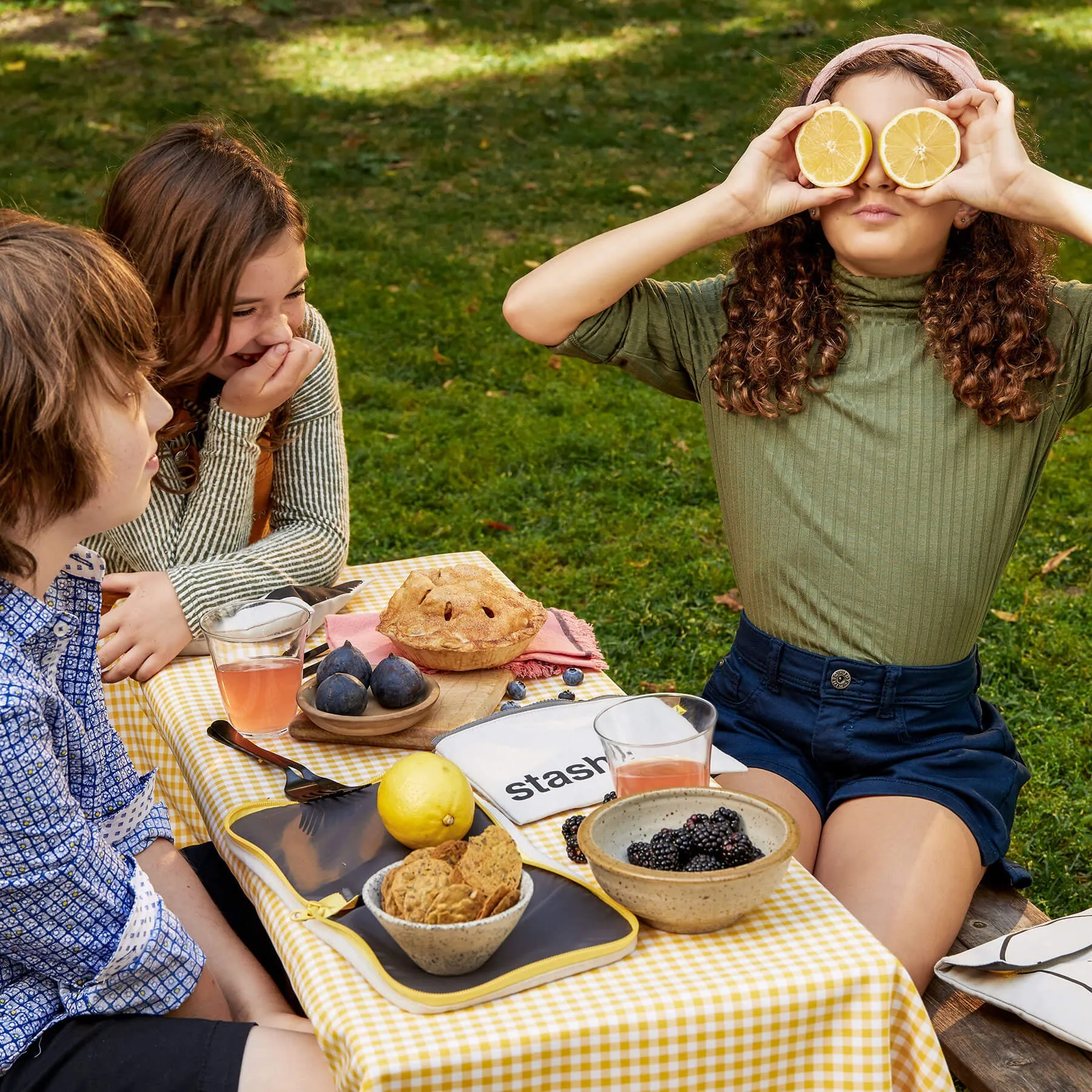 Fluf Snack Mat Bread Blue