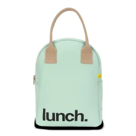 Fluf Zipper Lunch Bag - Mint