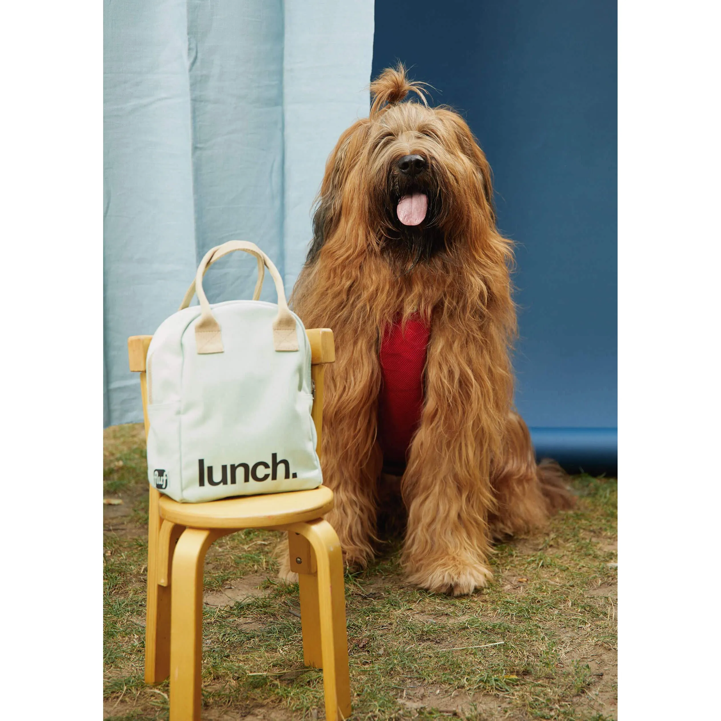 Fluf Zipper Lunch Bag - Mint