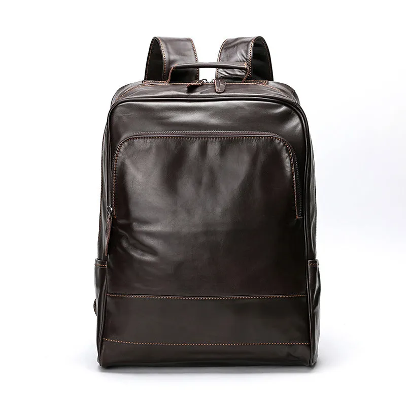 Handmade Backpack Men Full Grain Leather Backpack Cool Backpack 