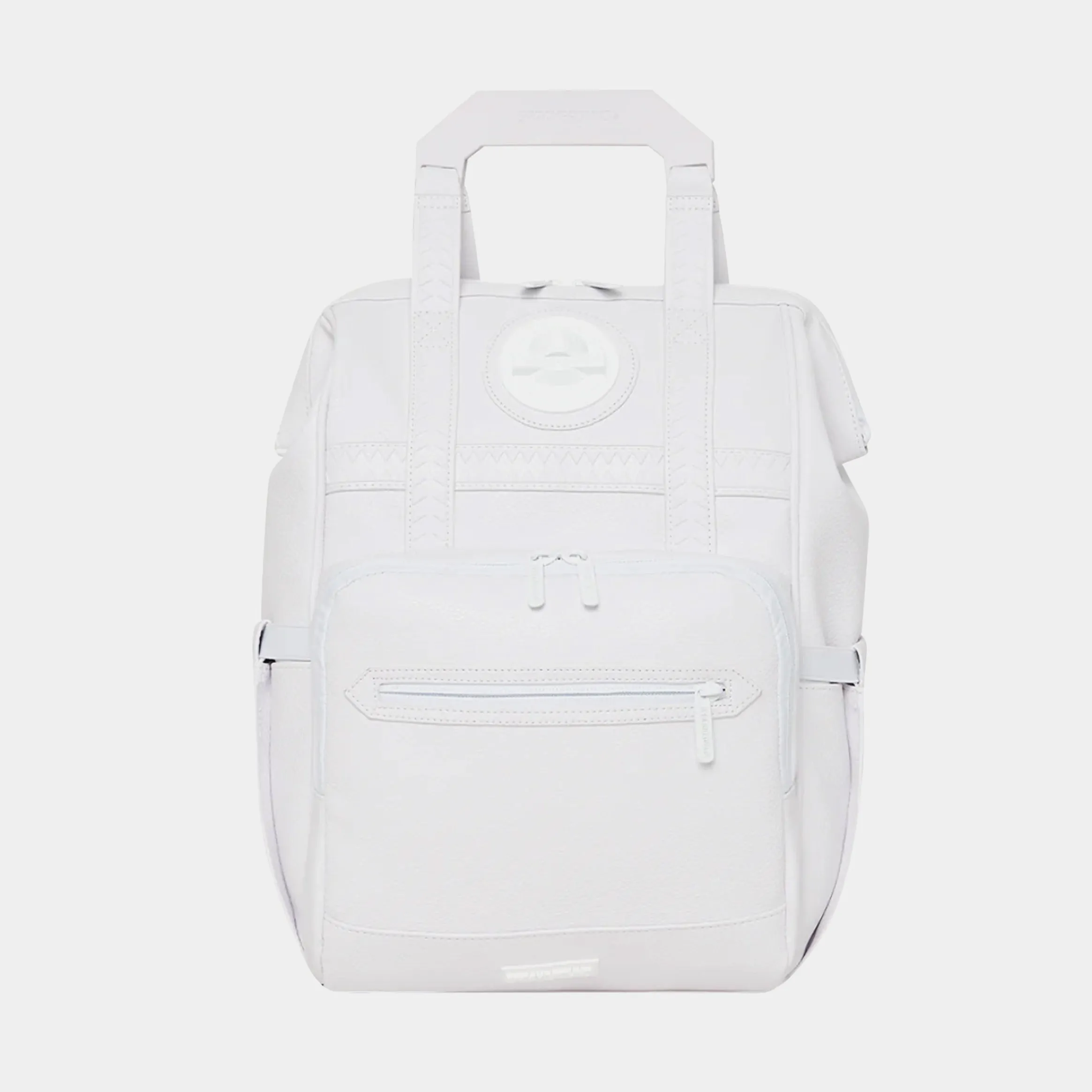 Heavy Metal Shark White Out BIZ Top Opener Mens Backpack (White)