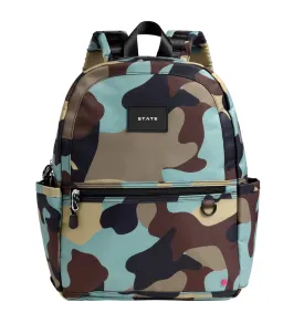 KANE DOUBLE POCKET OVERSIZED CAMO BACKPACK