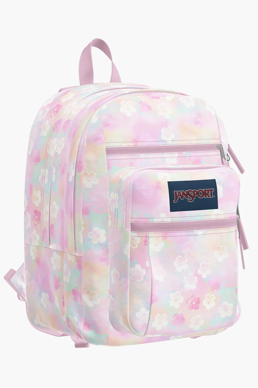 Kids Backpack JanSport Big Student Neon Daisy