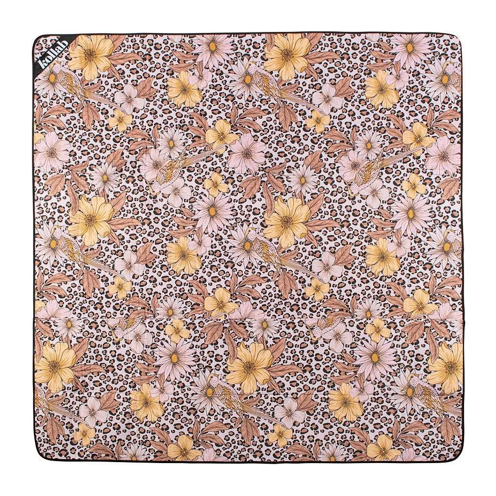 Kollab Picnic Mat Leopard Floral