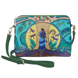 Leah Dorion Strong Earth Woman Art Bag