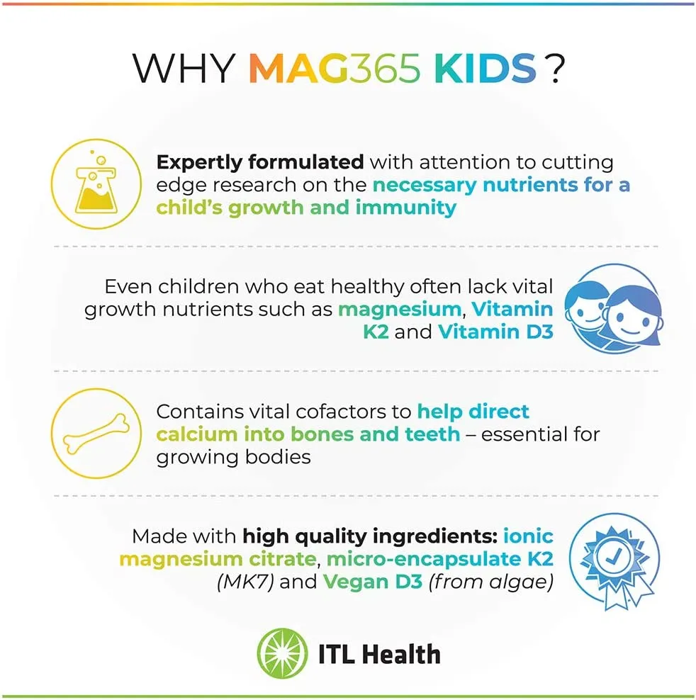 MAG365 Kids Magnesium Passionfruit 150g