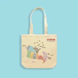 MAKE Original - Canada Explained Infographic - Natural Tote Bag