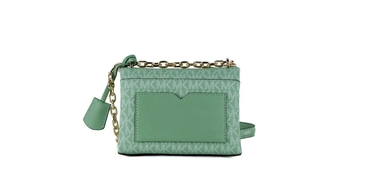 Michael Kors Cece Small Convertible Flap Crossbody Shoulder Bag (Sea Green Multi)