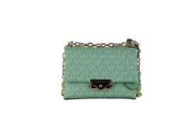 Michael Kors Cece Small Convertible Flap Crossbody Shoulder Bag (Sea Green Multi)