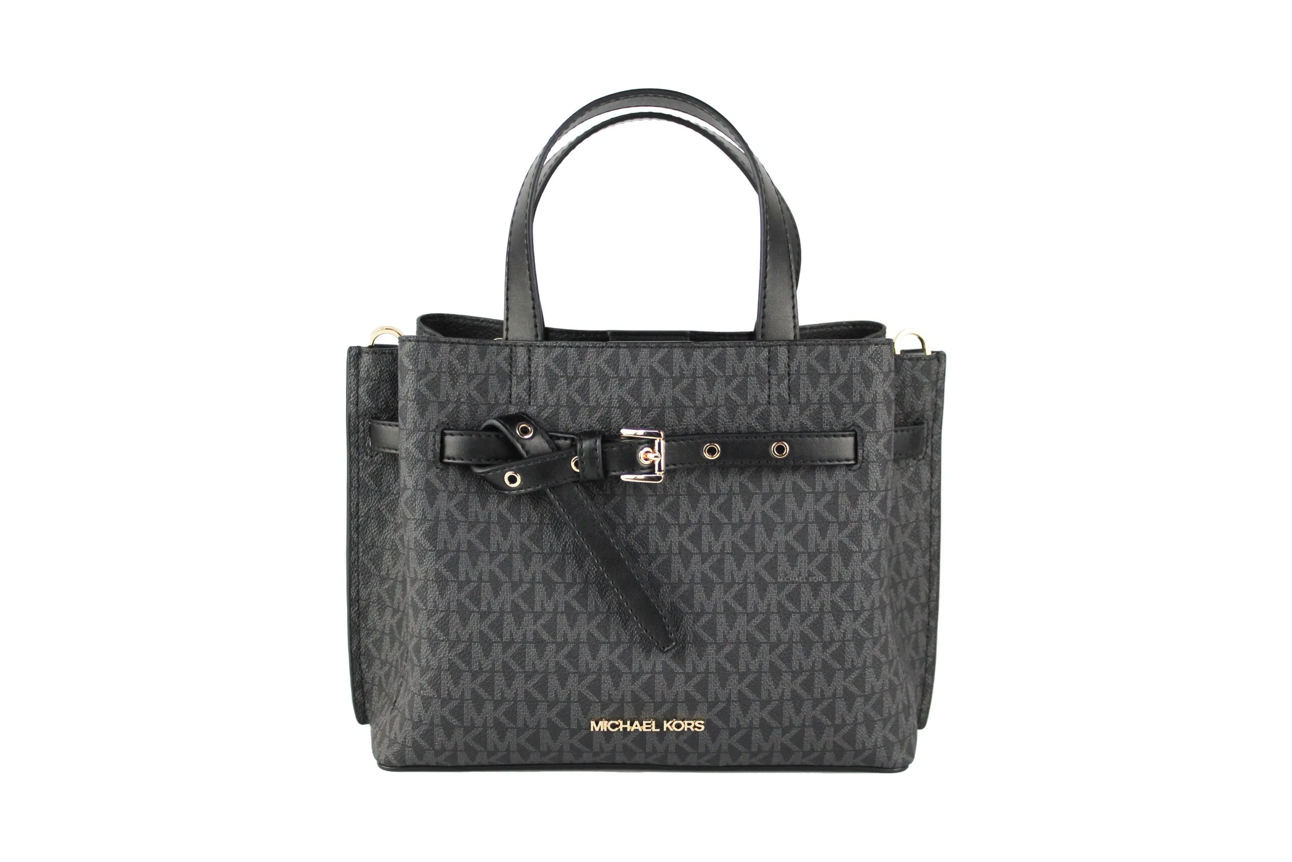 Michael Kors Emilia Small Satchel Bag (Black)