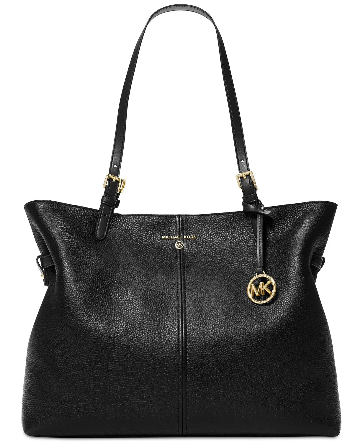 Michael Kors Women's Black Lenox Large Leather Tote