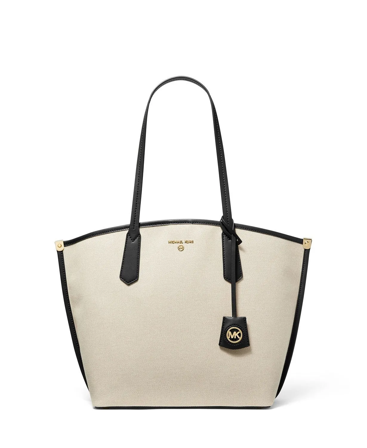 Michael Kors Women's Natural & Black Jane Tote