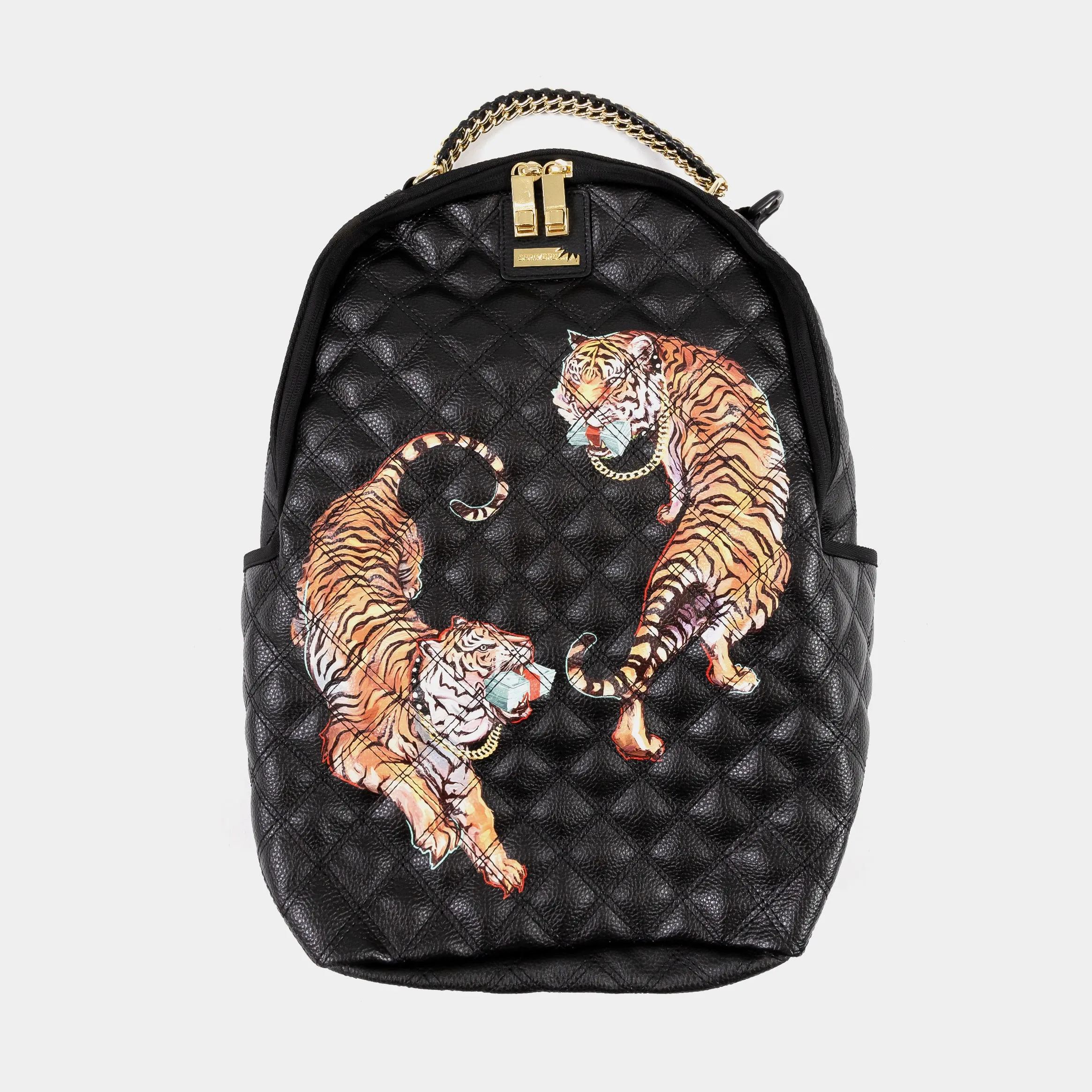 Money Tigers Mens Backpack (Black)