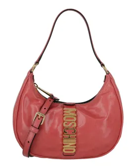 Moschino Logo Belt Hobo Bag