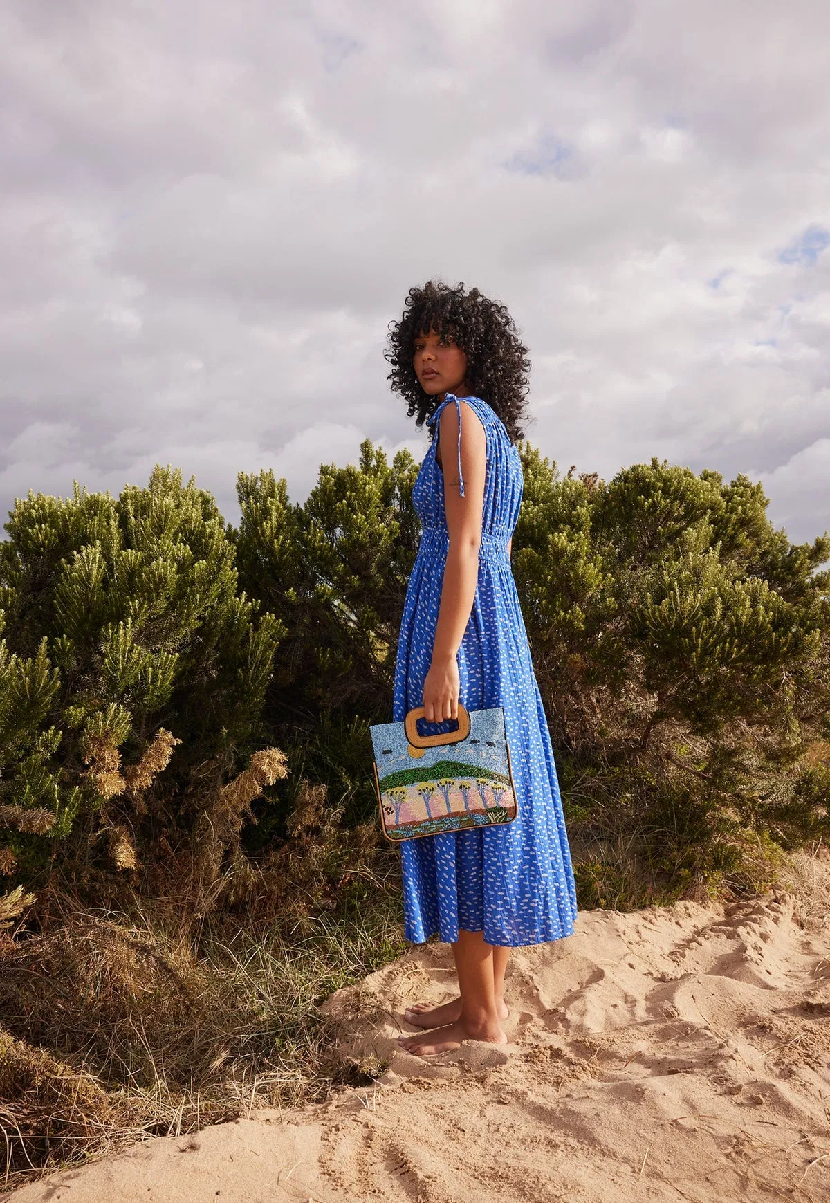 Nancybird Beaded Clutch in Glenrock