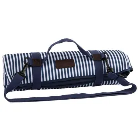 Navigate Three Rivers Picnic Blanket 150 x 135 cm Blue/White Stripe