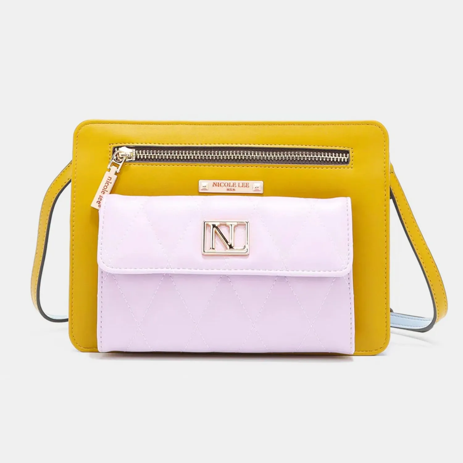 Nicole Lee USA Color Block  nicole Crossbody Bag