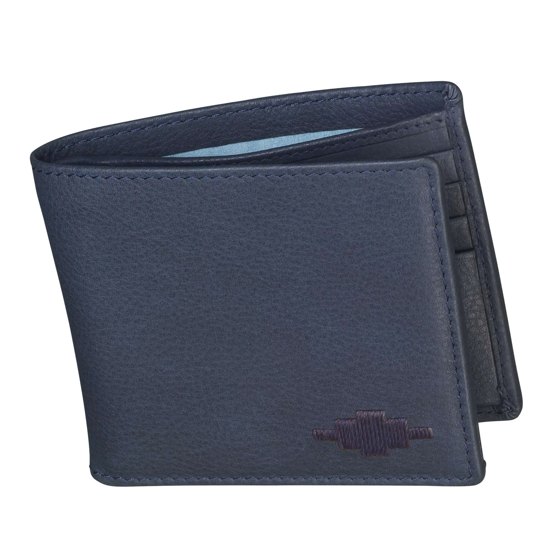 PAMPEANO Dinero Card Wallet - Navy Leather