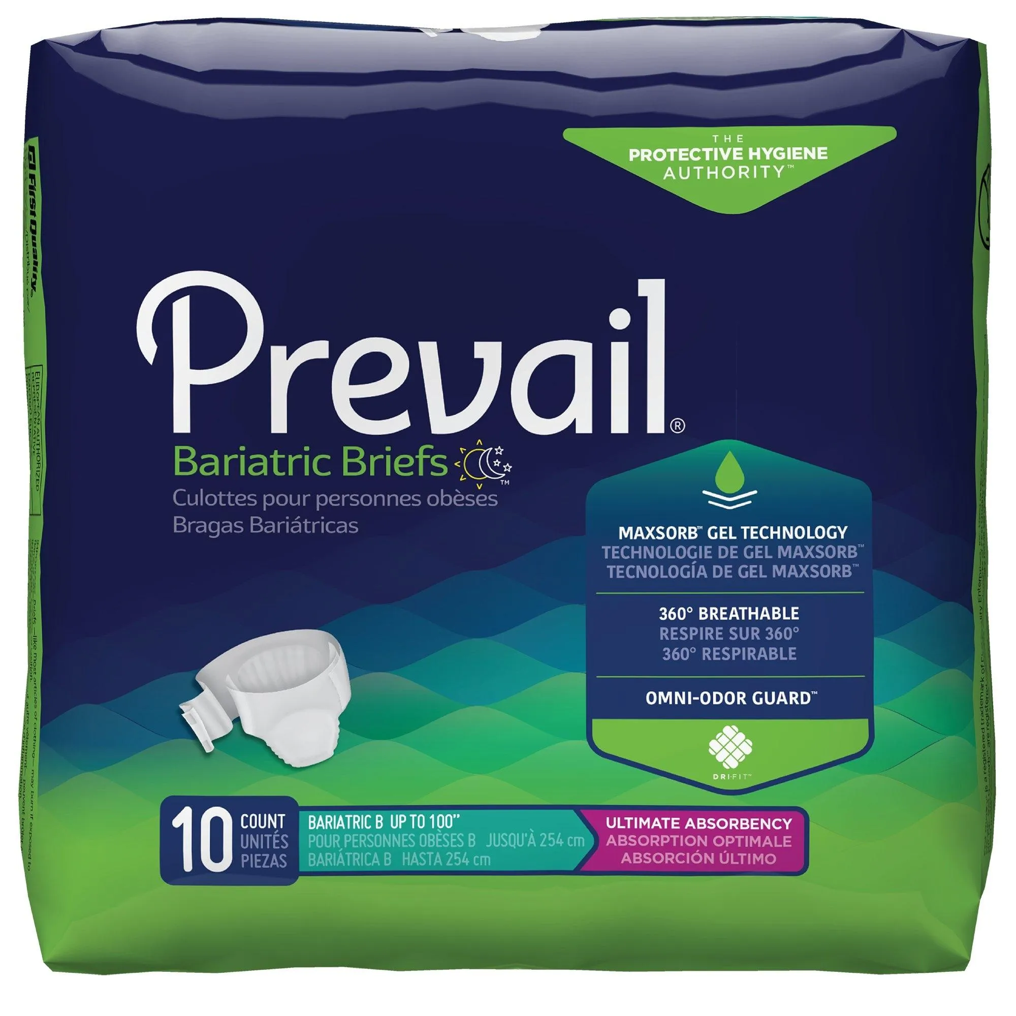 Prevail Specialty Sized Bariatric Briefs