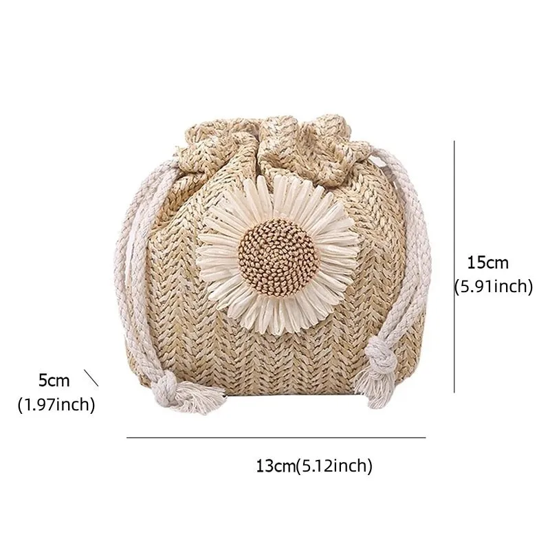 Reina Floral Summer Jute Bag