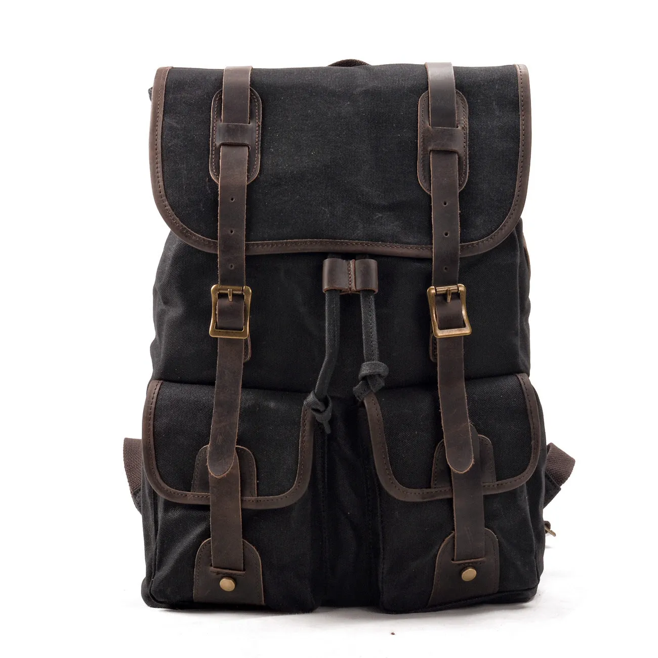 Rucksacks Handmade Waxed Canvas Backpack Travel Backpack