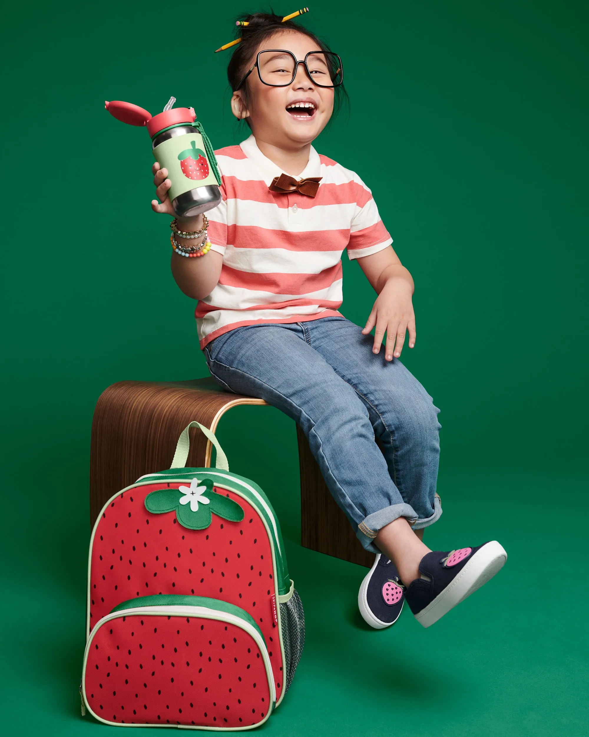 Skip Hop Spark Style Little Kid Backpack - Strawberry